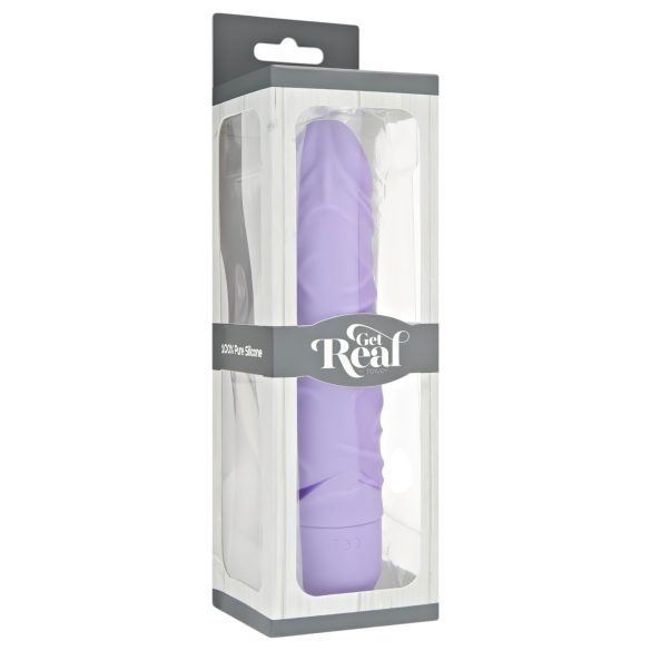Classic Get Real - naturgetreuer Silikonvibrator (Lila)