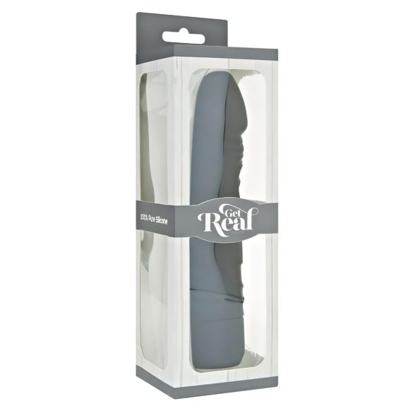 Get Real Classic - realitätsnaher Silikonvibrator (schwarz)