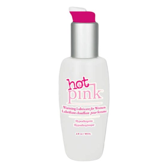 Hot Pink - wasserbasiertes, wärmendes Gleitmittel (80 ml)