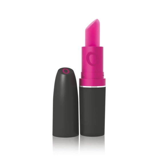 Screaming Lipstick - Lippenstift-Vibrator (schwarz-rosa)