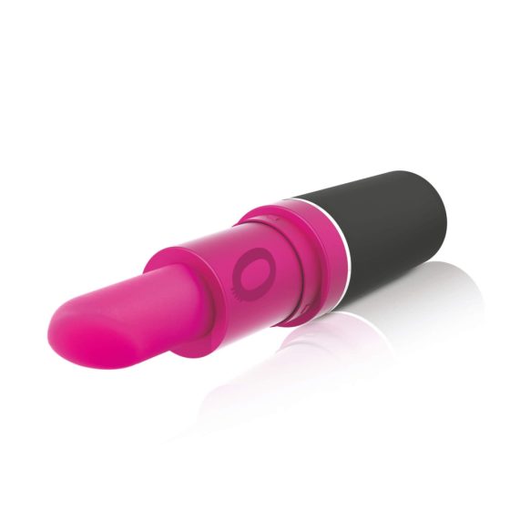 Screaming Lipstick - Lippenstift-Vibrator (schwarz-rosa)