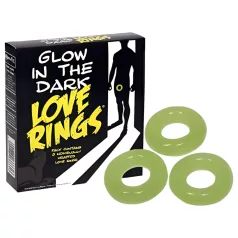   Love Rings - leuchtende Penisringe-Set für die Nacht (3 Stk.)