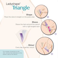 Ladyshape - Intimrasierer (Dreieck)