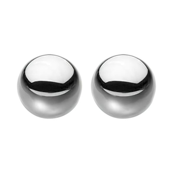 S&M - Einzelne Edelstahl-Geishakugel (Silber)