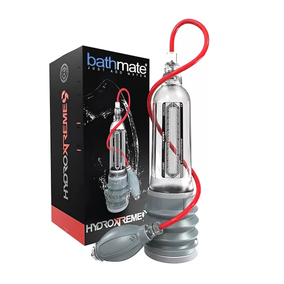 BathMate Xtreme Hydromax 9 - Penispumpen-Set (transparent)