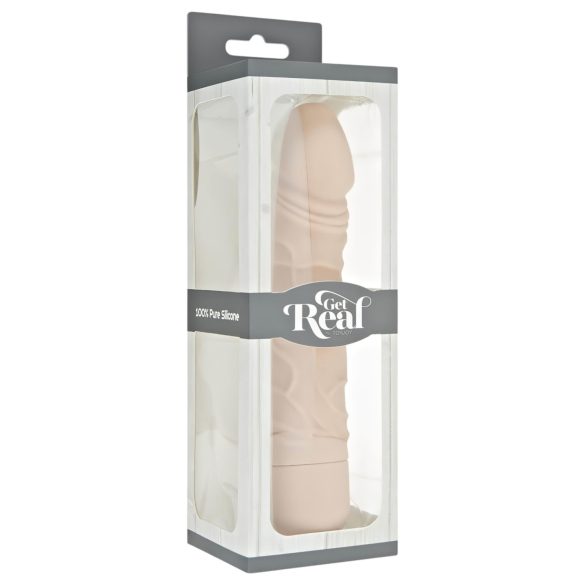 Get Real Classic - Realistischer Silikon-Vibrator (natur)