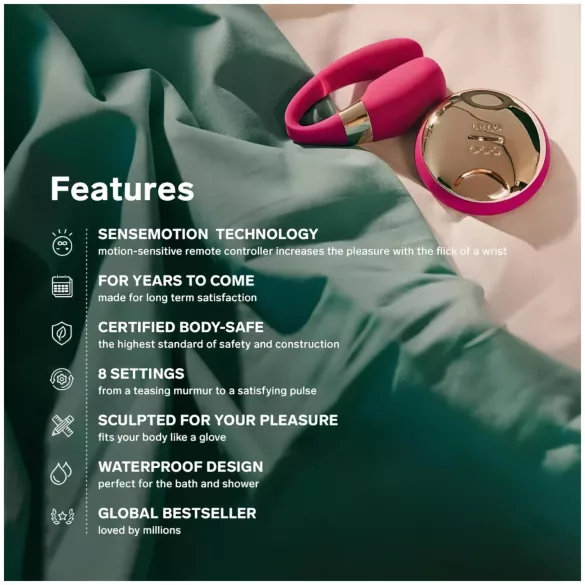 LELO Tiani 3 - Silikon Paarvibrator (Pink)