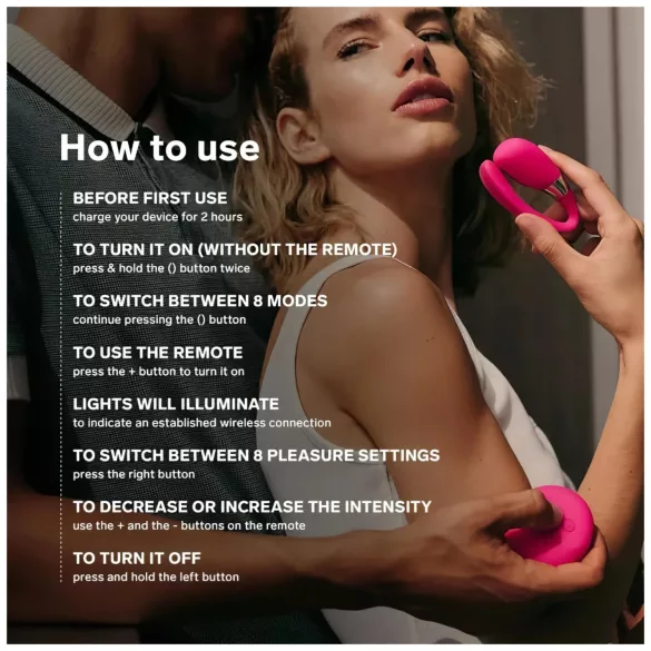 LELO Tiani 3 - Silikon Paarvibrator (Pink)