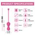Magic Motion Kegel Master - Intelligentes Liebeskugel-Duo (Lila)