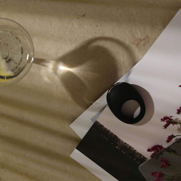 Je Joue Mio - Akku, wasserdichter, vibrierender Penisring (Schwarz)