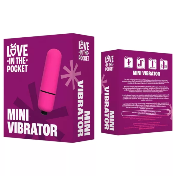 Love Bullet - wasserdichter Mini-Vibrator (Pink)