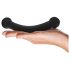 / GLAS - Glas Doppeldildo (schwarz)