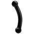 / GLAS - Glas Doppeldildo (schwarz)