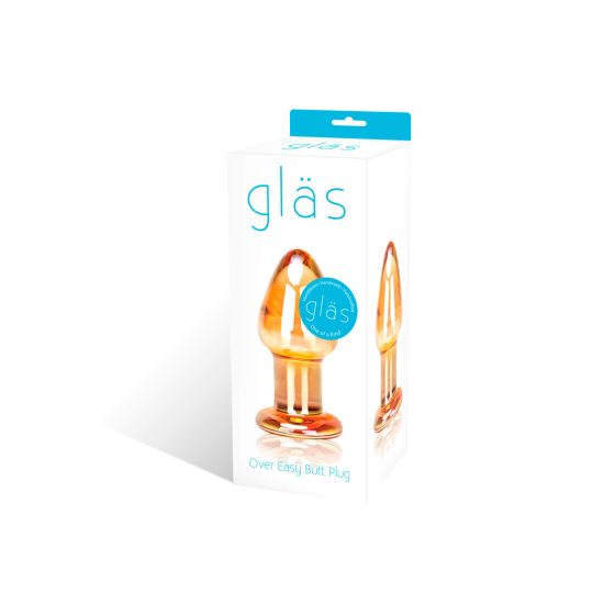 GLAS Over Easy - Glas Anal Dildo (Gold)