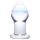 GLAS Amethyst Rain - Glas Analplug (transparent lila)