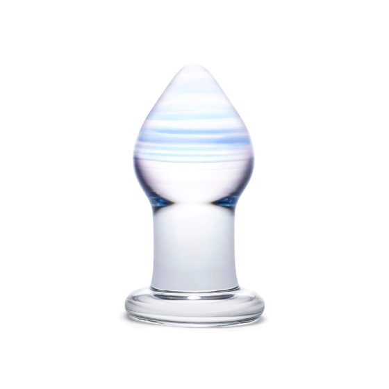 GLAS Amethyst Regen - Glas Anal Dildo (transparent lila)