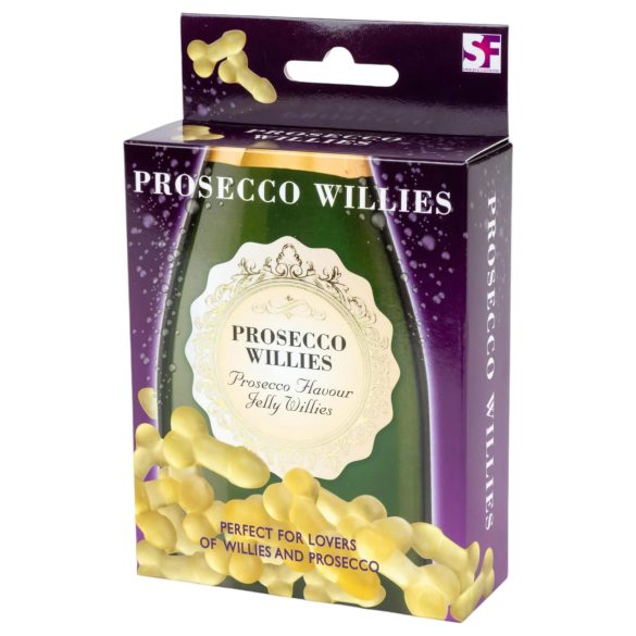 Prosecco Willies - prickelnder Schaumwein-Geschmack in Penis-Gummibärchen (120g)