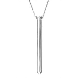 Vesper - Luxus Vibrator Halskette (Silber)