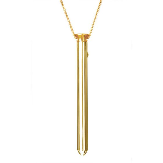 Vesper - Luxus-Vibrator-Halskette (Gold)