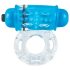Screaming Color Pop - Vibrations-Penisring (transparent-blau)