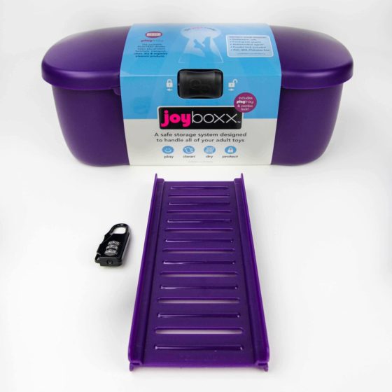 JOYBOXXX - hygienische Aufbewahrungsbox (lila)