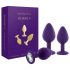 Rianne - 3-teiliges Silikon Anal-Plug-Set (Lila)
