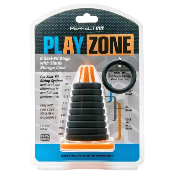 Play Zone - Penisring & Streckset (9-teilig)
