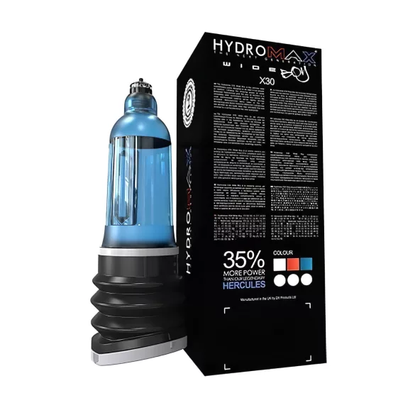 Bathmate Hydromax 7 Wide - Hydraulische Penispumpe (Blau)