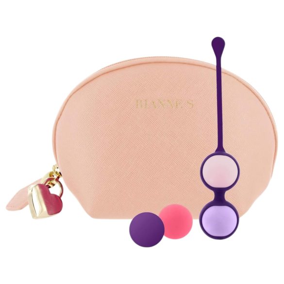 / Rianne Essentials - Anpassbares Ben Wa Kugel-Set (Nude)