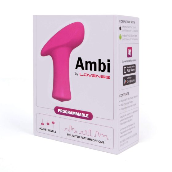 LOVENSE Ambi - intelligenter doppel-motorisierter Klitorisvibrator (rosa)