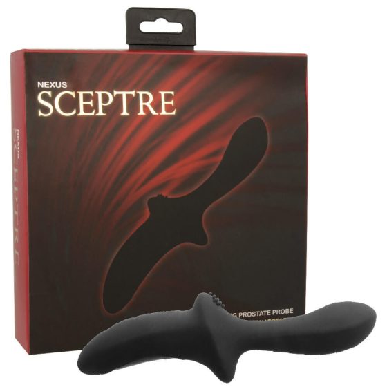 Nexus Sceptre - Silikon Prostata-Massage-Vibrator (schwarz)