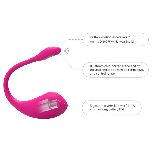 LOVENSE Lush 2 - intelligentes Vibro-Ei (pink)