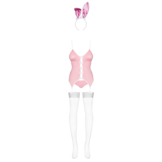 Obsessive - Häschen Mädchen Kostüm (rosa) - L/XL