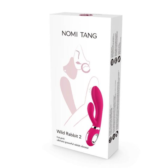 Nomi Tang Wild Rabbit 2 - Akkubetriebener G-Punkt Vibrator mit Klitorisaufsatz (rosa)