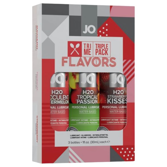 JO System Flavors - Geschmackserlebnis Gleitgel-Set (3x30ml)