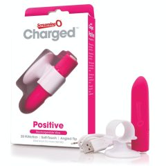  Screaming O Positive - aufladbarer super starker Stabvibrator (pink)