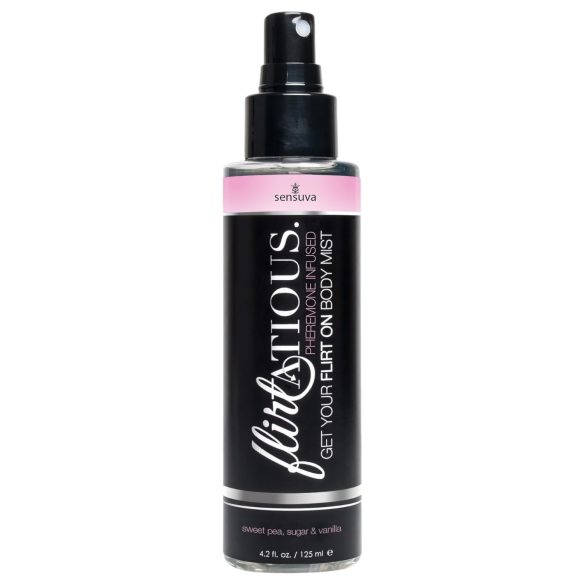 Sensuva Flirtatious - Pheromon Körperspray - Vanille-Süßhülsenfrucht (125ml)