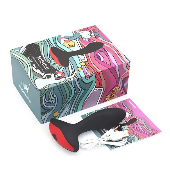 Magic Motion Solstice - Intelligenter, akkubetriebener Prostatavibrator (schwarz)