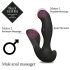 FEELZTOYS Black Jamba - Funkferngesteuerter, wärmender Anal-Vibrator (schwarz)