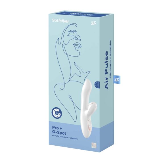 Satisfyer Pro+ G-Punkt - Klitorisstimulator und G-Punkt-Vibrator (weiß)