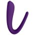 Satisfyer Double Classic - Wasserdichter, wiederaufladbarer Paarvibrator (Lila)