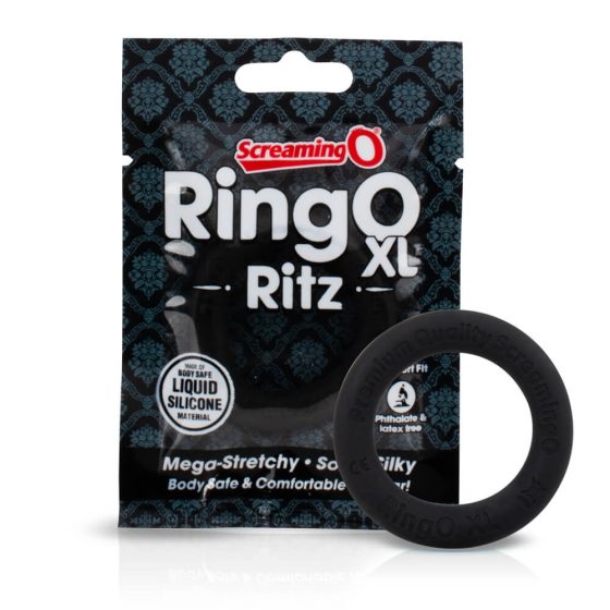 Screaming O Ritz XL - Silikon Penisring (schwarz)