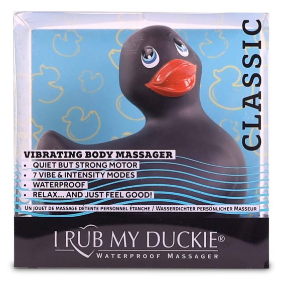 My Duckie Classic 2.0 - verspielte Ente wasserdichter Klitorisvibrator (schwarz)