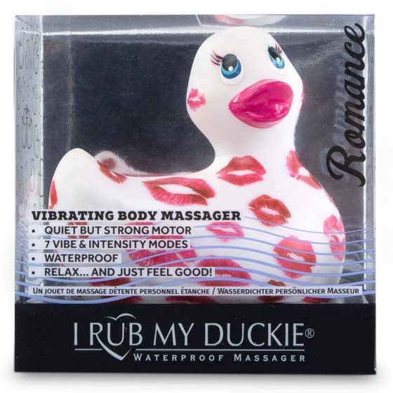 Mein Duckie Romance 2.0 - wasserdichter Klitorisvibrator (weiß-pink)
