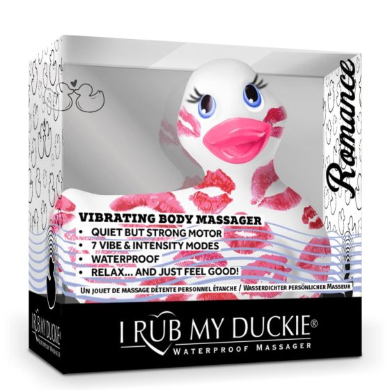 Mein Duckie Romance 2.0 - wasserdichter Klitorisvibrator (weiß-pink)