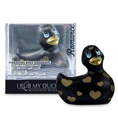   Mein Duckie Romance 2.0 - Ente wasserdichte Klitorisvibrator (schwarz-gold)