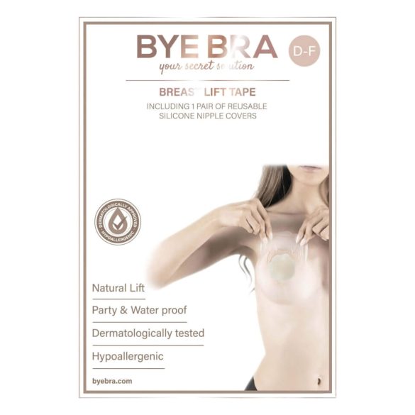 Bye Bra D-F Unsichtbarer BH-Lifter Nude (3 Paare)