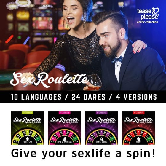 Sex Roulette Kama Sutra - Erotik Brettspiel (in 10 Sprachen)