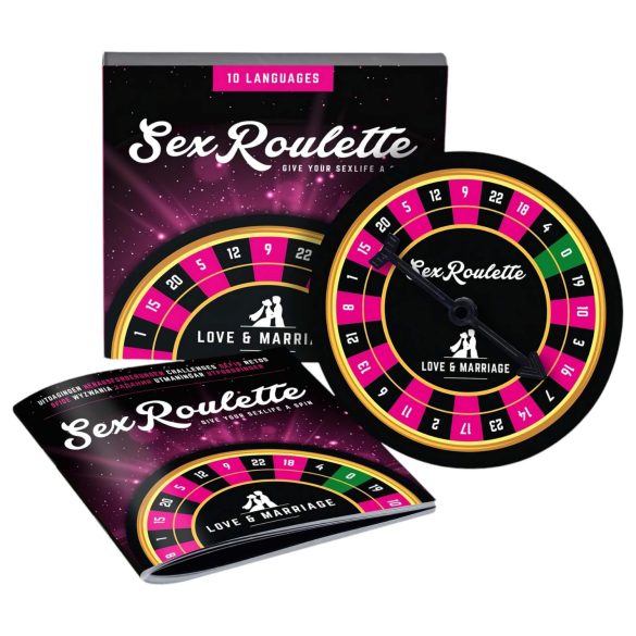 Sex-Roulette Liebe & Hochzeit - erotisches Brettspiel (10 Sprachen)