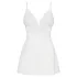 Obsessive 810-BAB-2 - Spitzen Babydoll und String (weiß) - L/XL
